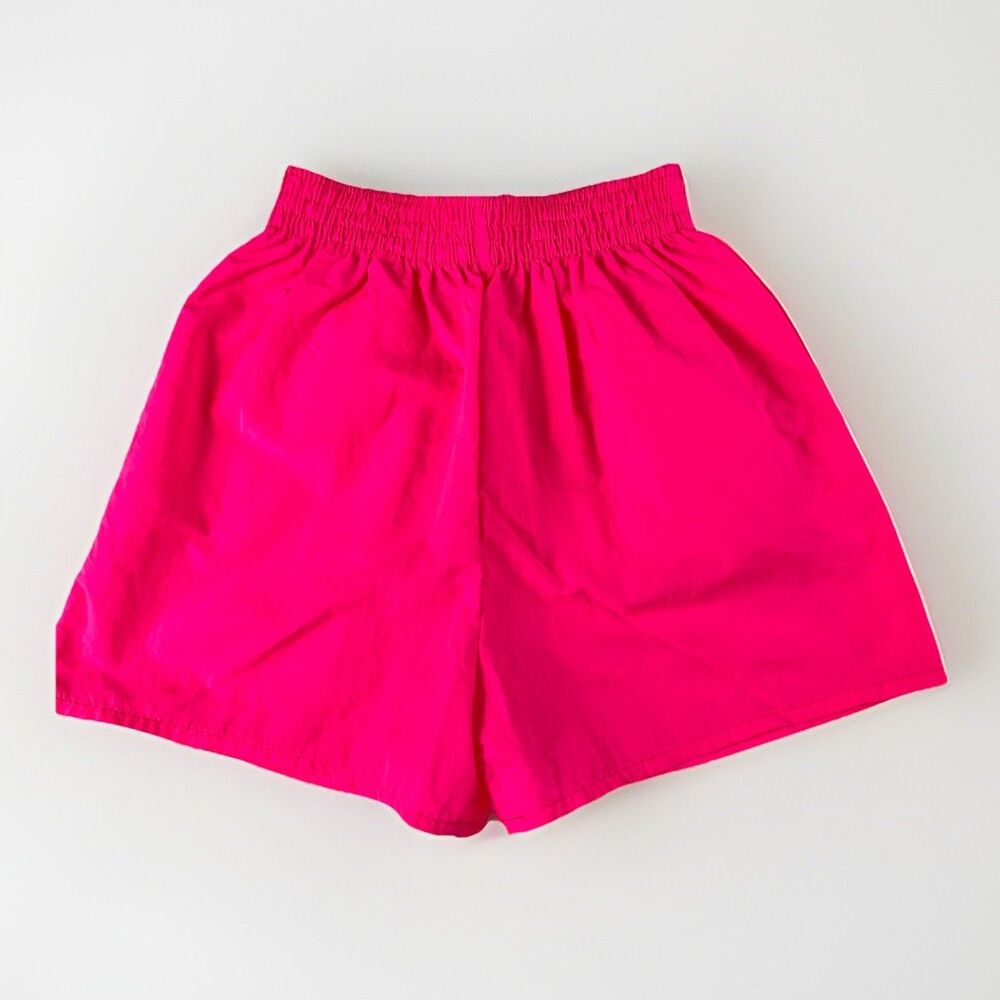 Buffy's Choice Vintage Women’s Shorts M Pink Neon Rave Festival 80s Electric 3"
